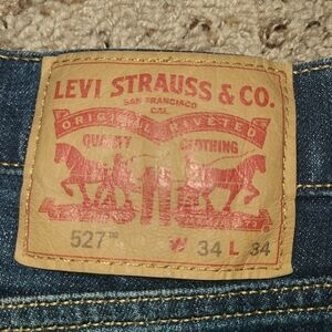 Mens levi Strauss & Co. Jean's 527 size 34W and 34L